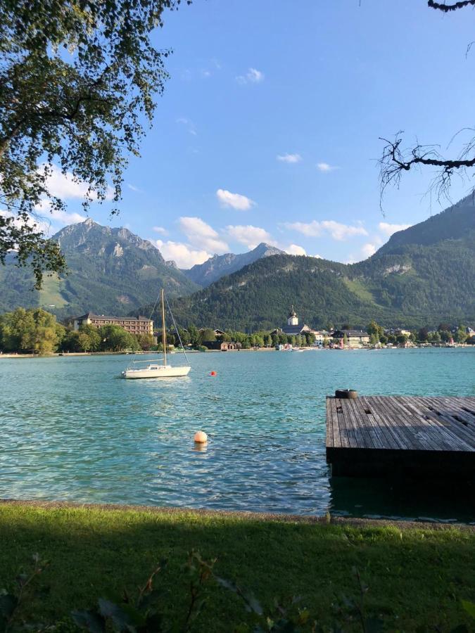 Wolfgangsee Ferienappartement „Bergliebe“ Strobl Exteriér fotografie