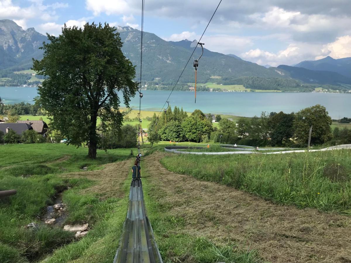 Wolfgangsee Ferienappartement „Bergliebe“ Strobl Exteriér fotografie